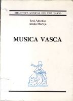 Cubierta del libro Música Vasca (Eusko Jaurlaritza, 1985)
